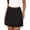 Black, variant on Women Mini Skirts Spring Trendy Silk Satin Short Skirt High Waisted A-Line Club Party Going Out Summer Skirts
