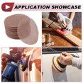 thumbnail image 7 of Unique Bargains 50 Pcs Car Wood Sanding Discs Smoothing Hook Loop Sanding Sheets 6" 400 Grit Brown Aluminum Oxide, 7 of 7