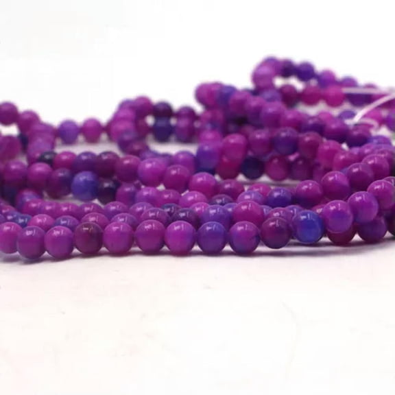 HOOUN Gemstones Sugilite Round Loose Beads 15" 4mm 6mm 8mm 10mm 12mm Craft-4 mm