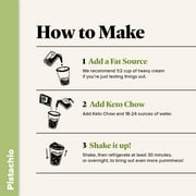 Keto Chow Pistachio Ultra Low-Carb Meal Shake, Single Meal