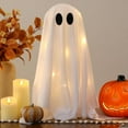 thumbnail image 5 of Halloween Decorations -2 Packs Spooky Ghosts with String Lights-Scary Ghost for Halloween Decor Indoor Party Home Table Room Kitchen and Fireplace Decor, 5 of 7