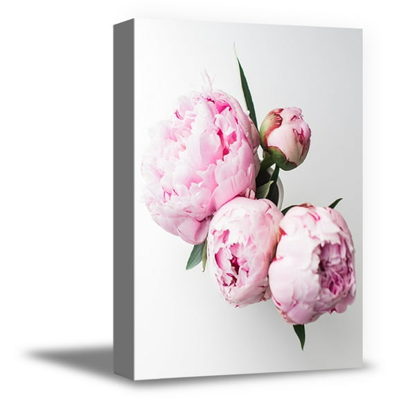 Awkward Styles Peony Flowers Canvas Art Printed Peonies Decor Inspirational Canvas Pink Prints Foliage Room Decor Pink Peony Framed Art Original Vinyl Art Beautiful Floral Art Home Decor Ideas