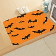 thumbnail image 4 of SDJMa Outdoor Door Mat 24 x 16 Inch Halloween Welcome Mat Front Door Mat, Pumpkin Bat Doormat for Outdoor Entrance Personalized Rugs with PVC Backing Non Slip Outdoor Rugs for Porch Decor, 4 of 8