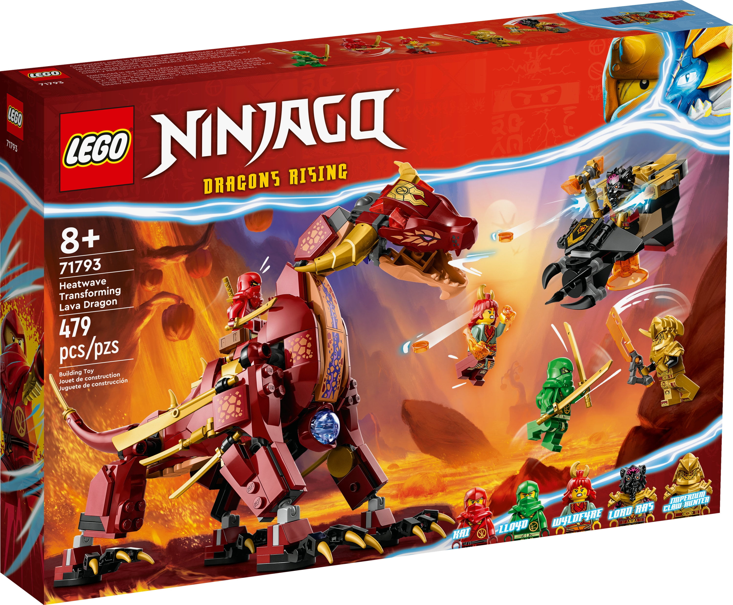 LEGO NINJAGO Dragons Rising (almost) has the most dragons