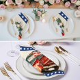 thumbnail image 3 of Vintage Truck 4th of July Cloth Napkins, Blue Star Beige Independence Day Washable and Reusable Dinner Napkins Set of 6, Table Napkin for Kitchen Party Birthday Wedding Hotel Housewarming 20"x20", 3 of 9