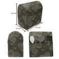 thumbnail image 4 of Flower Stand Mixer Cover, Ornamental Composition with Blossoming Petals Doodle Style Illustration, Kitchen Appliance Organizer Bag Cover with Pockets, 5 Quarts, Umber Orange Slate Blue, by Ambesonne, 4 of 4