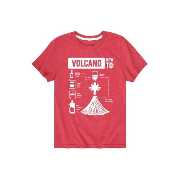 Instant Message - Volcano How To  - Toddler Short Sleeve Tee
