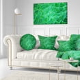 thumbnail image 3 of Designart Mystic Green Fractal Veins - Abstract Throw Pillow - 12x20, 3 of 5