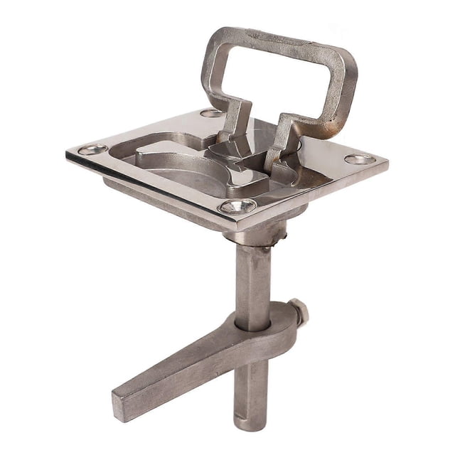 Stainless Steel Hatch Latch 67x79mm for Yacht Boat Flush Pull