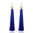 thumbnail image 1 of Sonducket Borla Pendientes Candelabro Bohemio Cuerda larga Joyería exagerada Oreja Cuelga Flecos Día de San Valentín Niñas Par de aretes Ropa, zapatos y accesorios Miscelánea azul zafiro Sonducket AP010294-07, 1 of 6