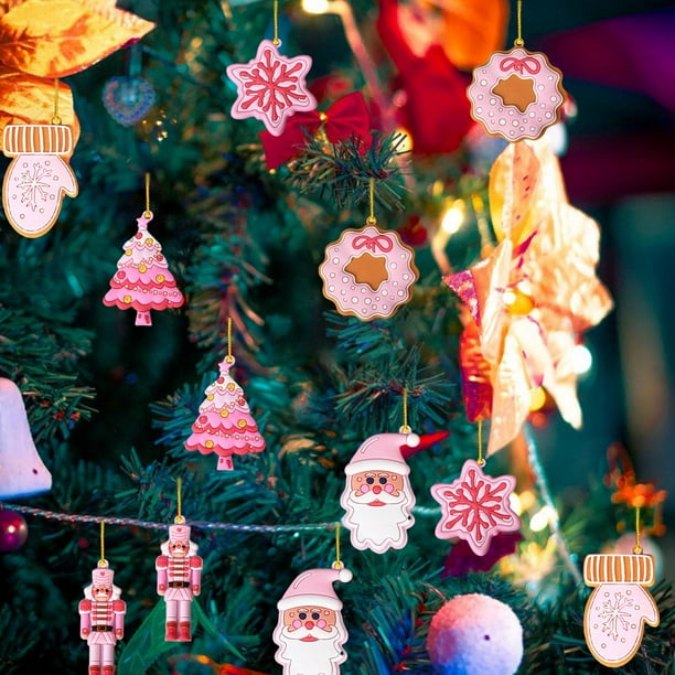 Deekin Juego De 24 Mini Adornos Navideños De Cristal, Adornos Surtidos De Bolas De Vidrio Colgantes Para Decoración De árbol De Navidad Pequeño Con | Compra Online En Yaxa