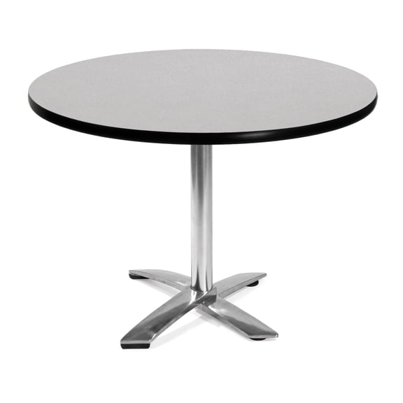 OFM Model FT42RD 42" Round Flip-Top Multi-Purpose Table, Gray Nebula