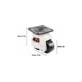 thumbnail image 3 of Adjustable Height Retractable Workbench Caster Set, Heavy Duty Anti-Vibration Solutions Solid Metal Construction Plate Mounted Casters, 3 of 5