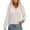 Beige, variant on Oversized Sweatshirt for Women Solid V-Neck Long Sleeve T-shirt Loose Casual Pullover Tops Fall Fashion Essential Sweatshirt