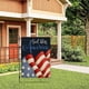 thumbnail image 5 of Fiudx Bandera de Jardín, Decoración Patriótica de Doble Cara, Diseño Vibrante Del Día de La Independencia de Ee. Uu., Uso En Interiores y Exteriores, Perfecta para Jardines, Patios y Buzones, Ideal p, 5 of 6