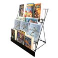 thumbnail image 1 of FixtureDisplays® 4-Tier 18" Wire Display Rack Literature Brochure Magazine Stand Book Tabletop Rack - Black 119360, 1 of 5