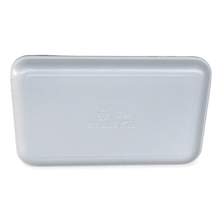 Meat Trays, #16S, 11.63 x 7.25 x 0.54, White, 250/Carton Meat Trays, #16S, 11.63 x 7.25 x 0.54, White, 250/Carton