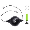 thumbnail image 2 of 1 Set Elastic Training Ball Professional Hanging Boxing Ball Durable Boxing Ball for Workout Exercise Agility Training (Black 1Pc Ball 1Pc Inflator 1Pc Inflation Needle 2Pcs Hooks), 2 of 8