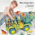 thumbnail image 2 of Kids Dinosaur Toy Car Large Engineering Trucks Construction Vehicles Toy Gift, 2 of 5
