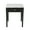Black, variant on Alto 18" Square Italian Carrara White Marble Side Table with White Leg