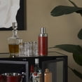 thumbnail image 2 of DecMode 3" x 9" Red Stainless Steel Cocktail Shaker with Silver Lid, 1-Piece, 2 of 7