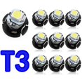 thumbnail image 3 of 10Pcs T3 SMD Led Neo Wedge Car Dash Gauge Instrument Cluster Bulbs Light White, 3 of 5