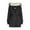 Black, variant on DPTALR Women Winter Plus Size Solid Color Down Coat Long Sleeve Zipper Pocket Overcoat