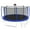 8x12ft Blue, variant on Seizeen Rectangular Trampoline for Kids, 8x12ft Outdoor Trampoline with Enclosure, 2-IN-1 Basketball Trampoline with Hoop