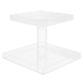 thumbnail image 2 of Acrylic Trinkets Organizer for Headband 2-Tier Clear Stand Easy to Clean and Store, 2 of 5