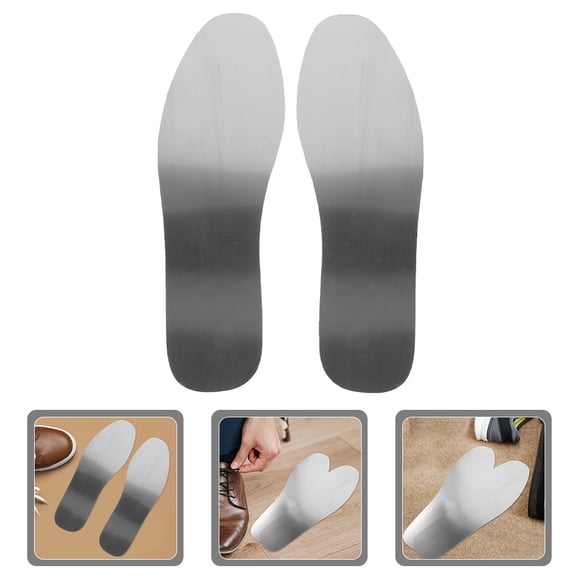 BESTYASH 1 Pair Boot Insoles Stainless Steel for Men Work and Sports Activities