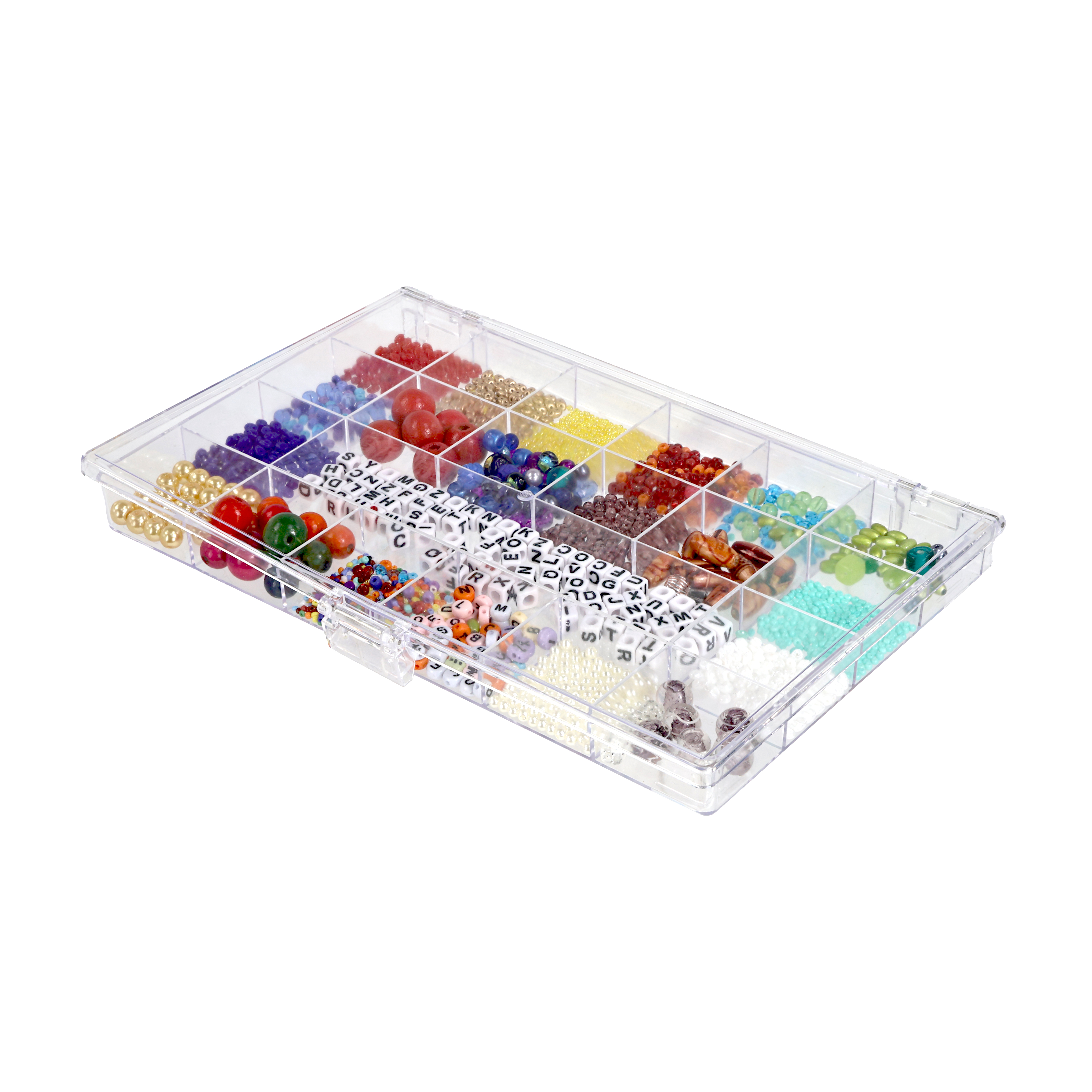 Everything Mary 21 Compartment Plastic Bead Storage Box photo 8
