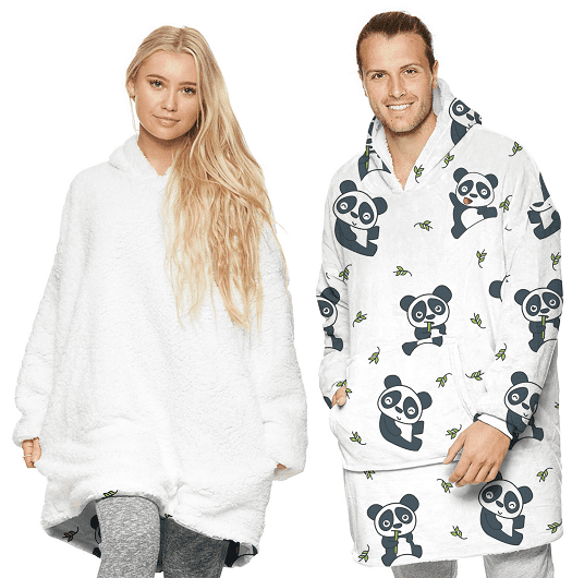 oversized plush sweatshirt