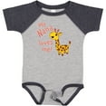 thumbnail image 3 of Inktastic My Nana Loves Me- Cute Giraffe Boys or Girls Baby Bodysuit, 3 of 5