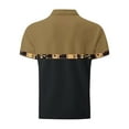 thumbnail image 4 of DDAPJ pyju Golf Shirts for Men Moisture Wicking Short Sleeve Aztec Print Polos Shirt Summer Casual Stylish Collared Tops Lightning Sales of Today Black L, 4 of 6