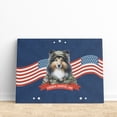 thumbnail image 3 of Happy Father's Day Honoring Veterans Shetland Sheepdog in Army Uniform Horizontal Matte Canvas Poster Sheltie Dog Lover Gifts Wall Art Home Decor - 13007, 3 of 5