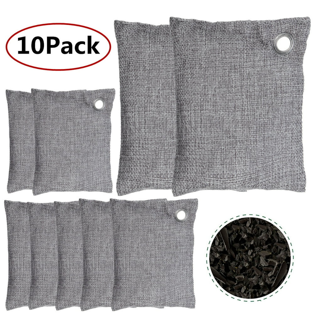 10 Bags 0.22lbs/Bags Nature Fresh Air Purifier Bags Activated Bamboo