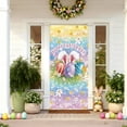 thumbnail image 6 of Vggrvlo Easter Eggs Banner Door Cover 3D Visual Effects Easter Front Door Banner Welcome Door Porch Sign Party Supplies for Indoor Outdoor Spring Party Decorations 71"x35", 6 of 6