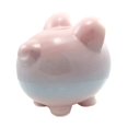 thumbnail image 4 of Child to Cherish Ombre Ceramic Piggy Bank, Raspberry, 4 of 4