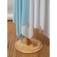 thumbnail image 6 of TiaoBug Kids Girls Lyrical Praise Dance Dress One Shoulder Colorblock Liturgical Worship Tunic Dancewear Light Blue 10, 6 of 7