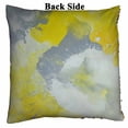 thumbnail image 2 of PKQWTM Grey and Yellow Abstract Art Painting Reversible Mermaid Cushion Cover Home Decor Sequin Pillow Case Size 20x20 inches, 2 of 2