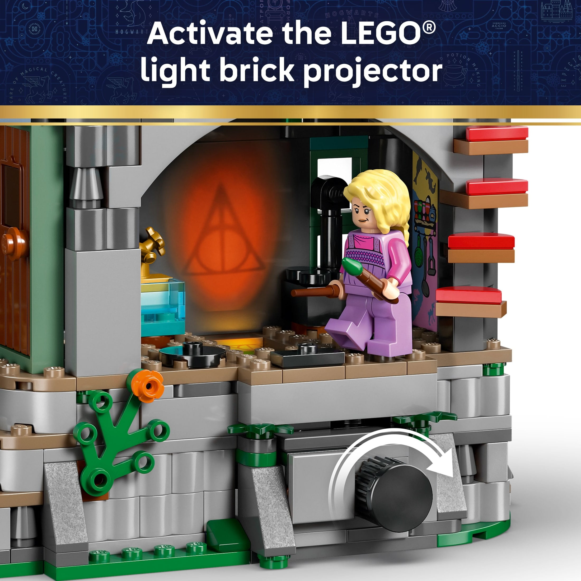 LEGO Harry Potter Luna Lovegood’s House Building Toy for Girls & Boys - Pretend Play & Display Book Shelf or Bedroom Decor for Kids - W/Luna's Hare Patronus - Gift Idea for Birthdays - 76467