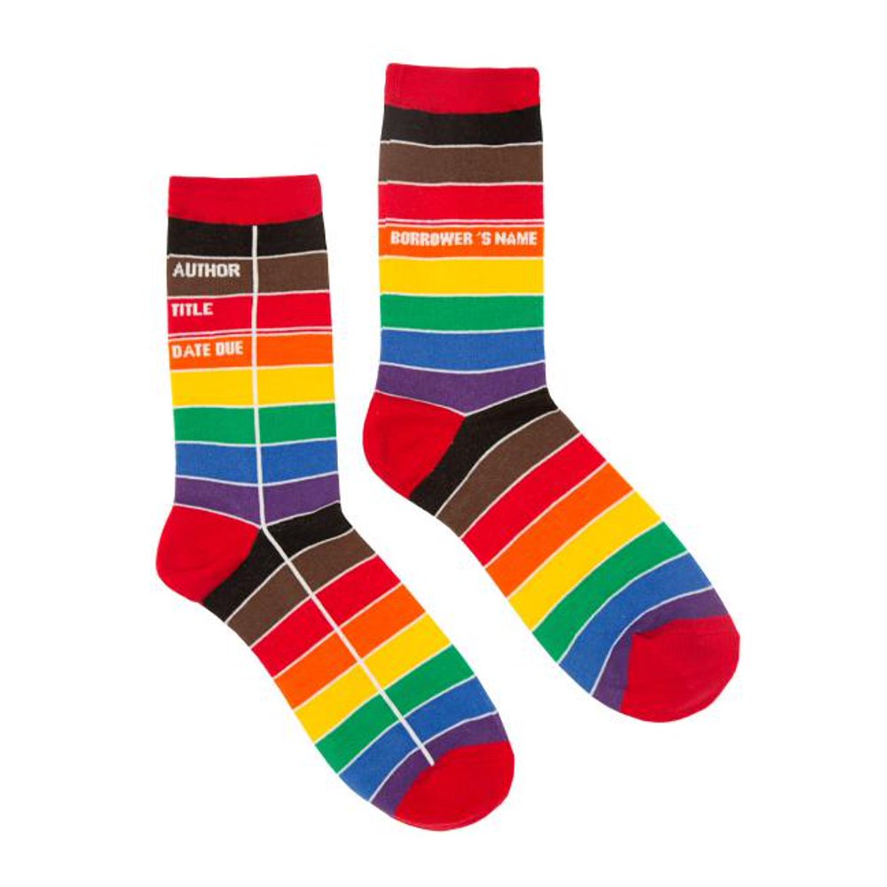 Out of Print - Lib Pride Socks Small (Other) - Walmart.com - Walmart.com