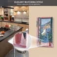 thumbnail image 5 of Yayeee Toggle Light Switch Wall Plate 1-Gang 4.5"x2.7" Home Decorative Outlet Cover, Pink Window, 5 of 7