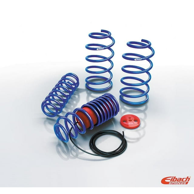 Convient 1979-2004 Ford Mustang Eibach Ressort à Ressort 9310.140 Drag-Launch; Revêtement en Poudre; Bleu; Ensemble de 4