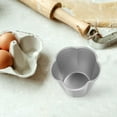 thumbnail image 4 of 6pcs Flower Shape Pudding Moulds Aluminum Baking Cups Non Stick Round Nonstick Egg Tart Cupcake Muffin Cheesecake Mould for Baking Tool Cake Mold Silicone Egg Molds, 4 of 16