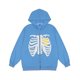 thumbnail image 1 of Sudaderas con capucha con estampado de esqueleto Y2K para mujer, chaqueta con capucha de calaveras góticas, sudaderas con cremallera Retro Harajuku, ropa de calle de moda, manga larga, 1 of 4