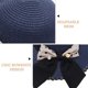 thumbnail image 3 of Sombrero de paja de verano para mujer, con circunferencia de 56-58 cm, para playa, exterior, con lazo, de ala grande, protector solar, 3 of 5