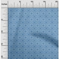 thumbnail image 2 of oneOone Cotton Silk Medium Blue Fabric Asian Floral Tiles Craft Projects Decor Fabric Printed By The Yard 42 Inch Wide, 2 of 4