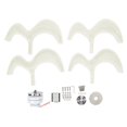 thumbnail image 1 of Wind Turbine Generator Kit 4 Blades 600W with Controller Power Gourd Type DTHL600wWhite(12V ), 1 of 5