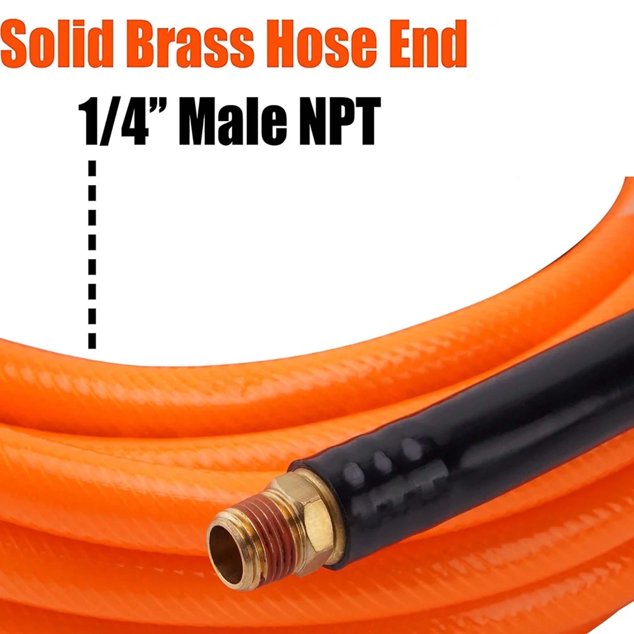 22 Pcs Air Compressor Kit, 3/8 inch X 25 ft PVC Hose, Air Tool Accessories, 1/4 inch Fitting